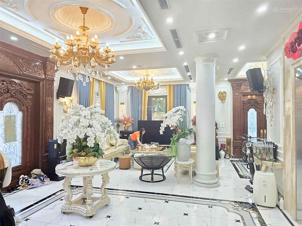 Cần bán bt kđt việt hưng, long biên, lô góc, thang máy, dt 250m2 x 5t full nội thất nhập khẩu