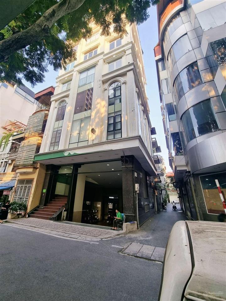 Mặt phố phùng chí kiên, nghĩa đô, cầu giấy, 106m tòa nhà 9 tầng lô góc, kinh doanh đỉnh, đt ngon