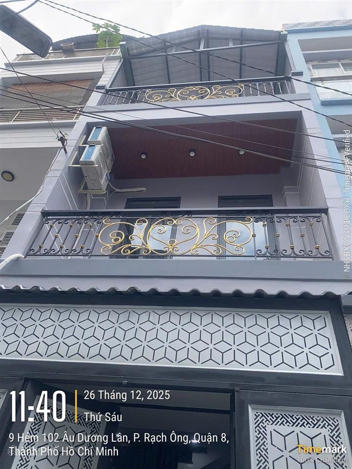 Bán gấp nhà riêng 3pn 3wc 62,2m2 tại phường 3, quận 8, hồ chí minh, 8,5 tỷ vnd