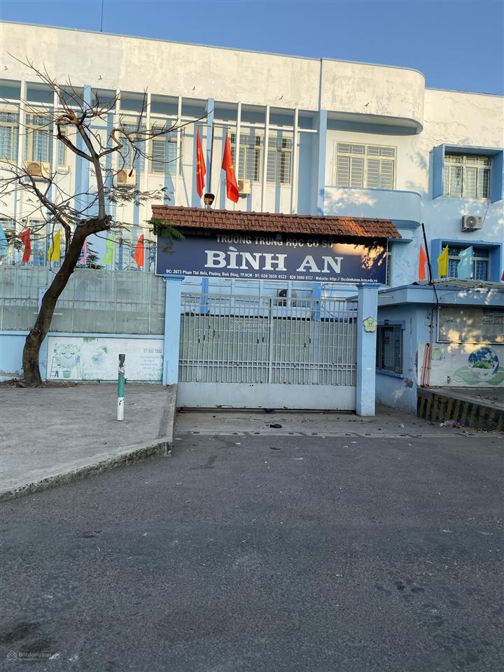 Bán căn góc 2 mặt tiền hẻm phạm thế hiển, kế trường thcs bình an.