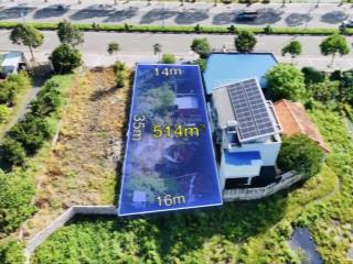 Sở hữu 506m2 đất mặt tiền võ thị sáu, phước hải, tp hcm. ngang 14x35m sẵn 500m2 tmdv.  0933 182 ***