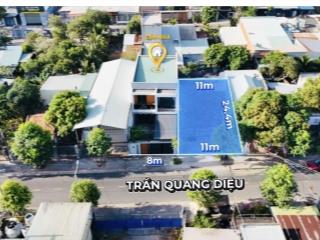 Bán lô đất ngang 11m x 24m thổ cư 120m2 mặt tiền trần quang diệu  p.bà rịa. thích hợp xây biệt thự
