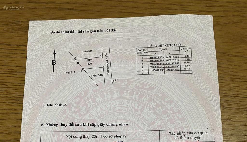 599triệu sở hữu ngay lô đất 500m2 ngay hồ bà thành, tuyến tránh quốc lộ 55. ngang 15m x 37m đất lúa