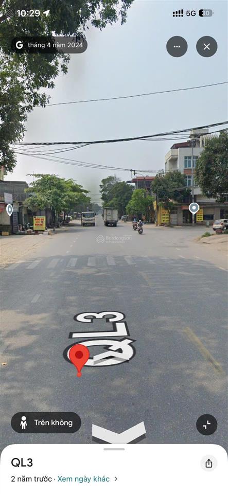 Bán đất tặng nhà mặt phố ql3 mai lâm