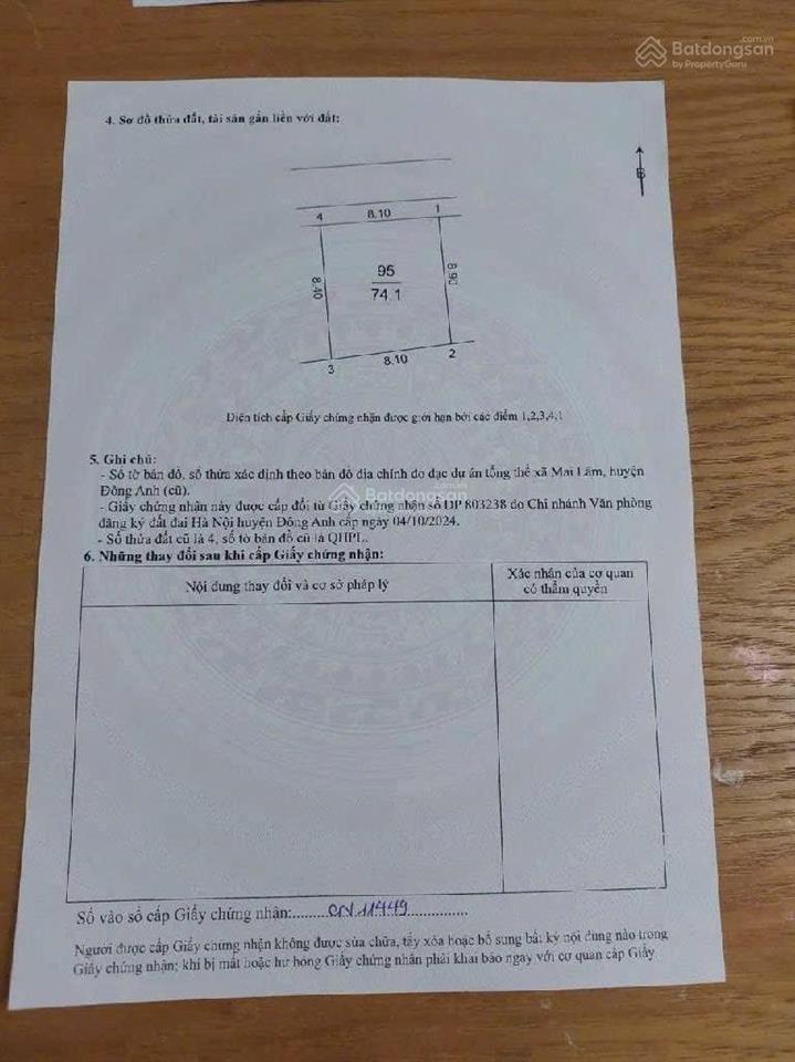 Chủ cần bán nhanh cắt lỗ lô đất đấu giá kinh doanh được