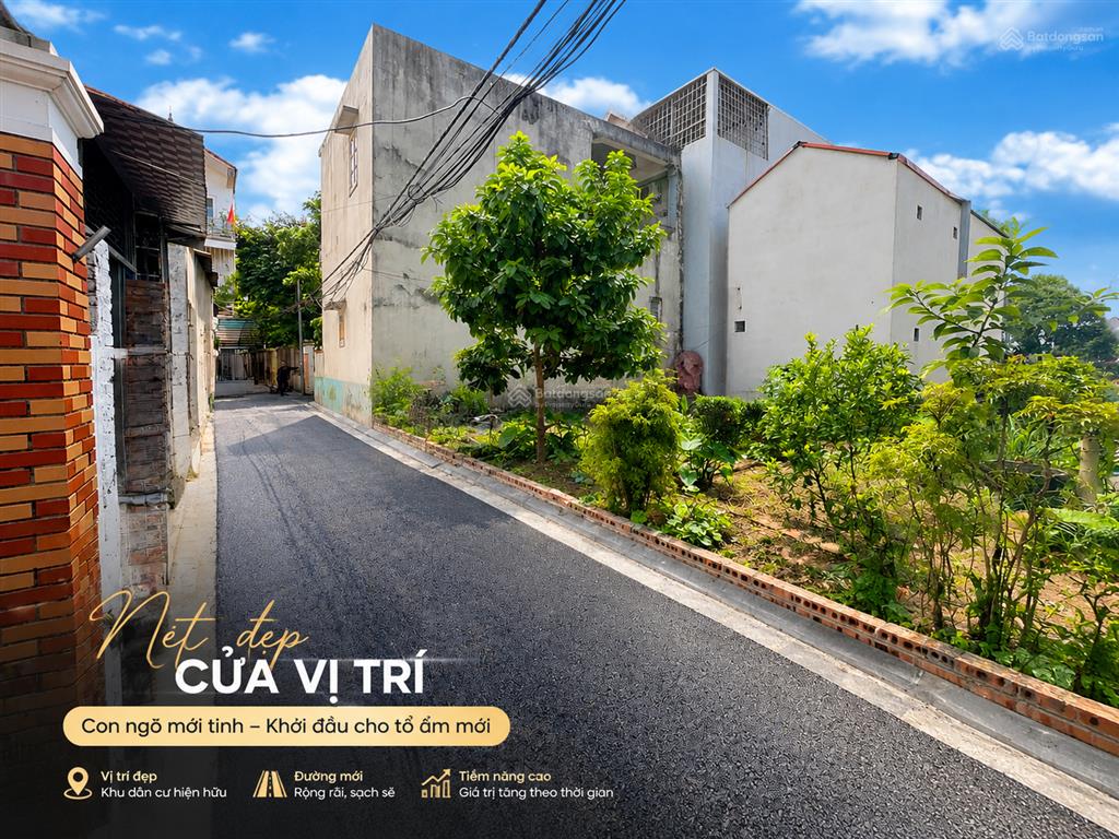 Bán lô đất nhỏ xinh ngõ thông ô tô 4 chỗ