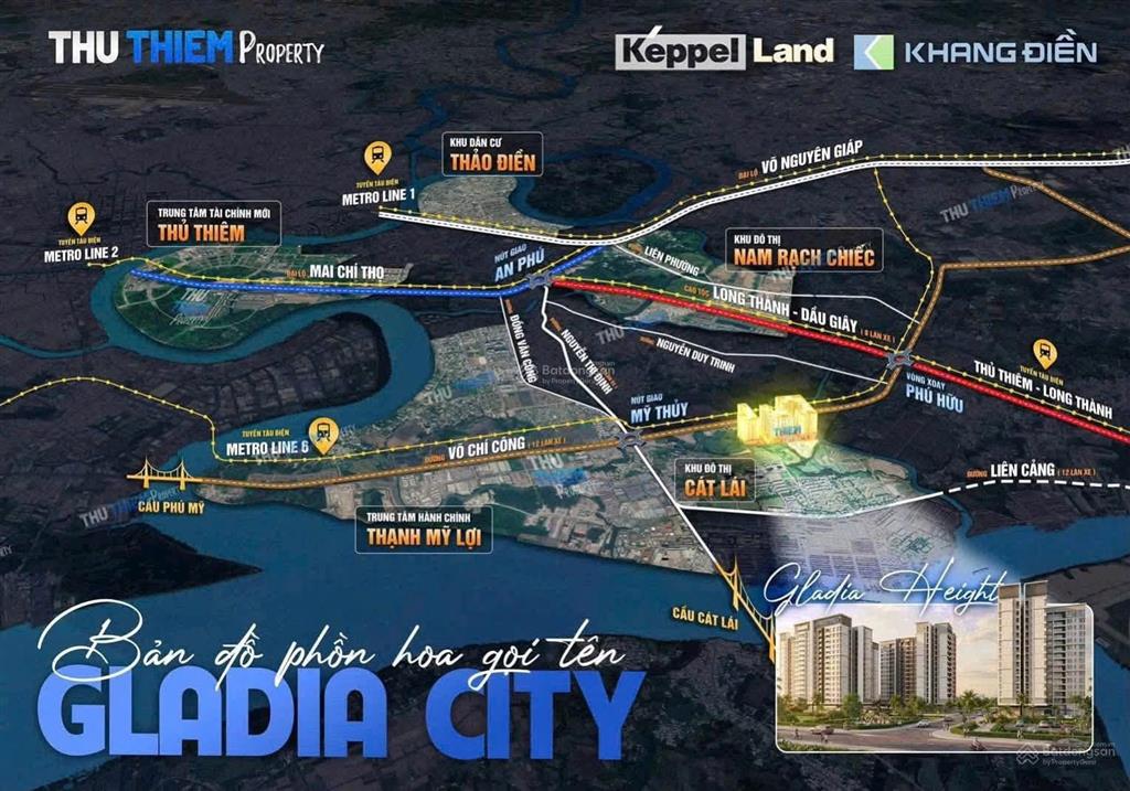 Căn hộ gladia heights  liên doanh khang điền & keppel  giá 83 tr/m2  booking tới 26/7