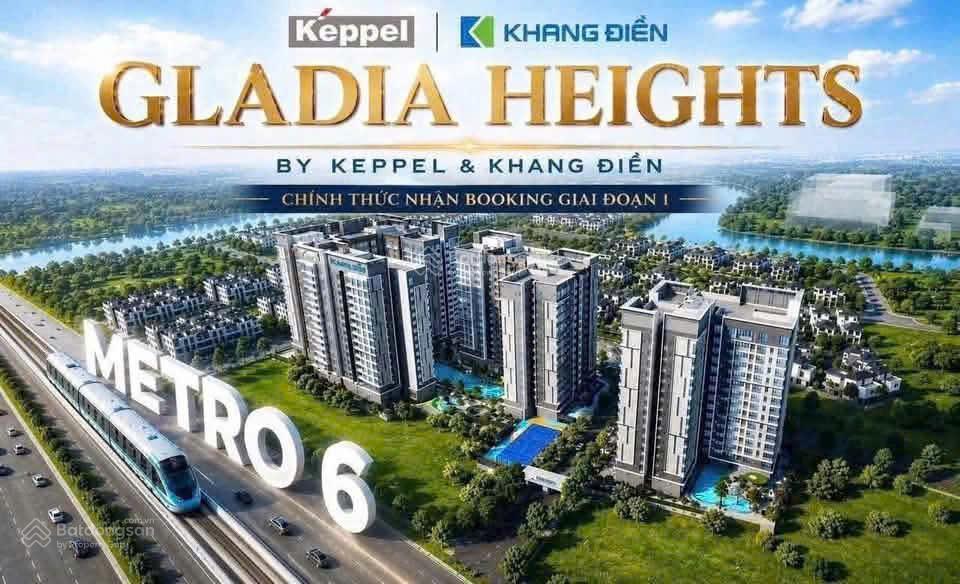 Căn hộ gladia heights  khang điền & keppel  bàn giao full nội thất  ck 14%