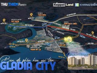 Căn 2pn gladia heights  khang điền & keppel  giá 6 tỷ