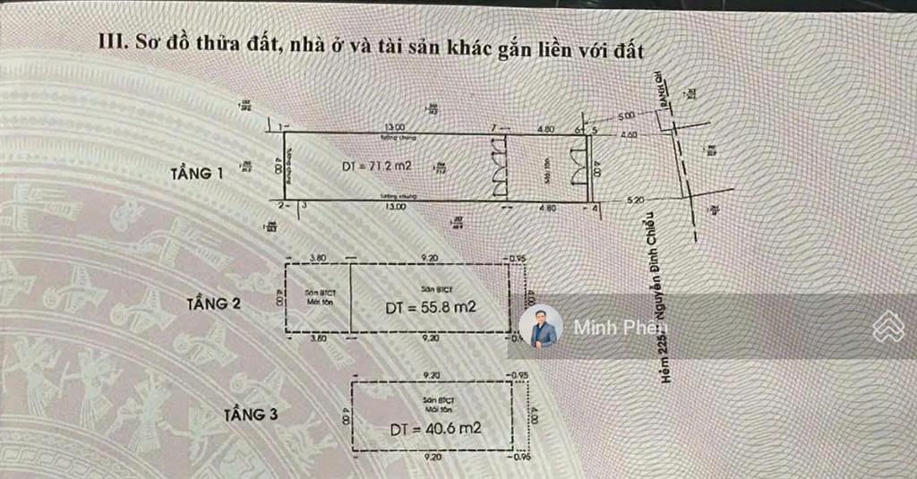 Hxh 6m nguyễn đình chiểu, quận 3  dt 4 x 17.5m  nhà 4 tầng  ôtô ngủ trong nhà  chỉ 18.5 tỷ tl
