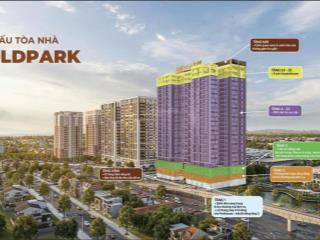 Bán ch 2pn, 2vs tại goldpark bắc giang, 53 triệu vnd, 55m2