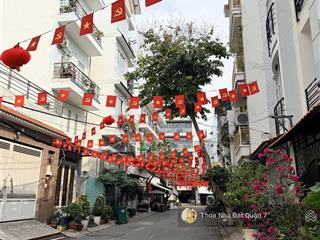 Bán nhà 5 tầng mặt tiền đường số lý phục man quận 7, nhỉnh 4 tỷ