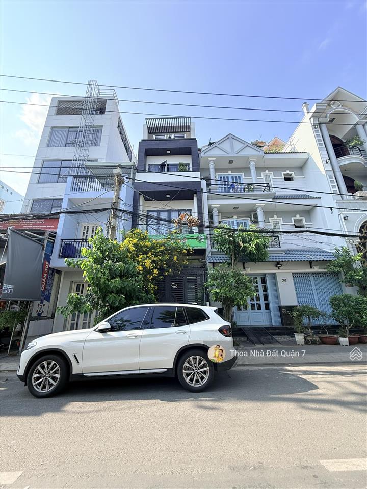 Bán nhà 5 tầng mặt tiền đường số ngay lotte mart quận 7, nhỉnh 8 tỷ