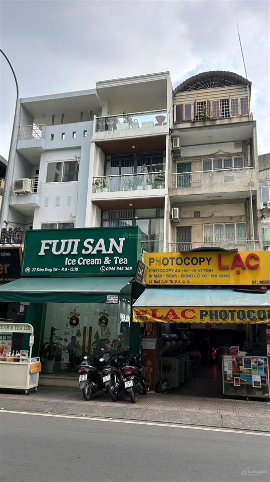 Mặt tiền đào duy từ gần nguyễn tri phương, quận 10 dt 112m2(4x28m), 4 tầng đẹp có thang máy