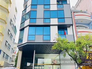 Bán gấp tòa nhà góc 2 mặt tiền hoàng hoa thám, p6, q. bình thạnh dt 343m2 ngang 11m dtsxd 2200m2