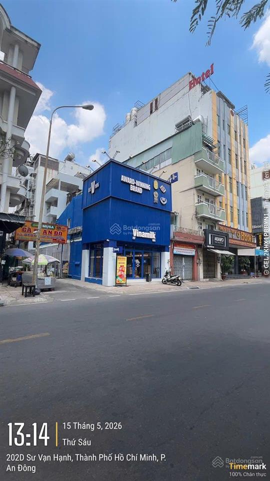 Bán gấp nhà góc 2mt sư vạn hạnh, quận 5 đối diện an đông plaza đang có hđt 75 triệu/tháng