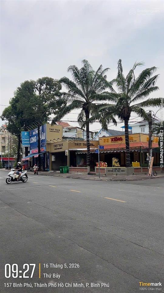 Bán nhà siêu vị trí góc 2mt đường bình phú và đs10, q6 dt 670m2(27x25), hđt 200tr/th, xd hầm 5l