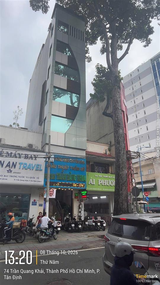 Bán gấp nhà mặt tiền trần quang khải, quận 1 dt 65m2(4x16m), 7 lầu hđt 80 triệu/tháng