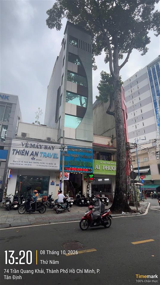 Bán gấp nhà mặt tiền trần quang khải, quận 1 dt 65m2(4x16m), 7 lầu hđt 80 triệu/tháng