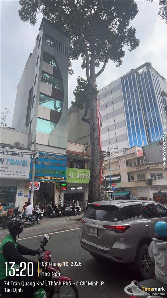 Bán gấp nhà mặt tiền trần quang khải, quận 1 dt 65m2(4x16m), 7 lầu hđt 80 triệu/tháng