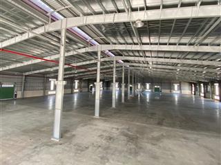 Kho mới xây dựng 100%. tổng diện tích 3.000m2. đường cont vào ngày, trạm điện, pccc đầy đủ