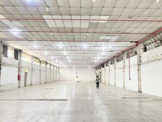 Kho 1.500m². đầy đủ pccc tự động  thẩm duyệt nghiệm thu 110k/m2. đường xe cont vào ngày