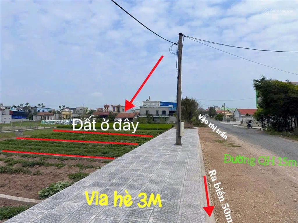 Bán đất hải thịnh đối diện bãi tắm chính khu hải xuân thịnh long giá 1.3 tỷ/lô  0977 494 ***