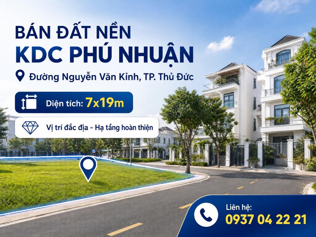 Chuyển nhượng đất nền mặt tiền đường Nguyễn Văn Kỉnh giá tốt