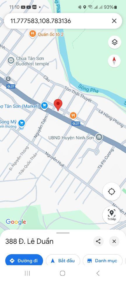 BÁN NHÀ hoặc CHO THUÊ NHÀ 2 MẶT TIỀN NGUYÊN CĂN TẠI TRUNG TÂM SẦM UẤT THỊ TRẤN TÂN SƠN, NINH SƠN, NINH THUẬN
