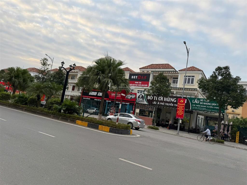 Bán biệt thự đường đôi trục chính kđt nam an khánh, 76,7 tỷ, 295m2, giá cực chất