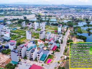 Bán lô góc mặt đường 16m khu 25.2ha giá cực tốt chỉ 9.x tỷ và các lô diện tích 46  163m2 giá đẹp