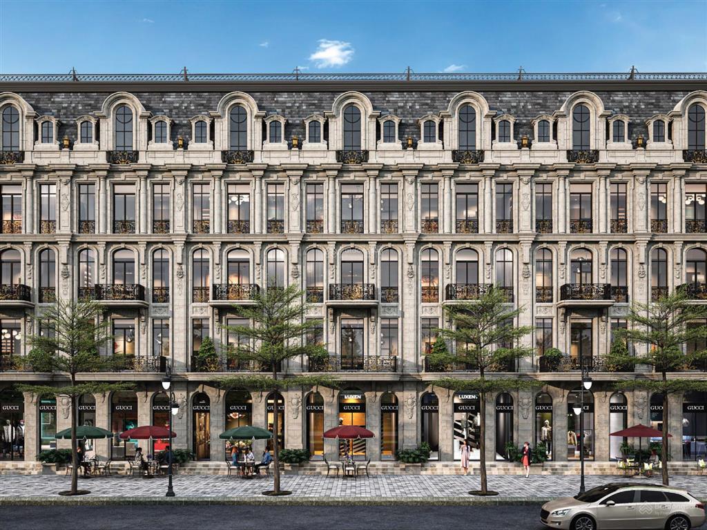 Căn góc biệt thự phố 120m2 mặt đường 40m, phân khu noble palace tây hồ  0963 603 ***