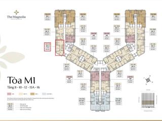Bán trục căn hot 19 tầng 1x view trực diện sông hồng the magnolia mik khai sơn  0963 603 ***