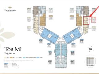 Căn 3pn tầng cao trục 08a giá tốt the magnolia private residences khai sơn  0963 603 ***