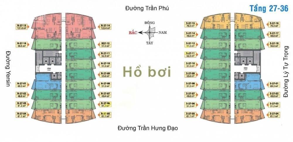Bán căn hộ 2 phòng ngủ, view trực diện biển , giá 11,5 tỷ goldcoast  nha trang