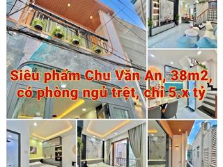 Siêu phẩm 3 phòng ngủ, có phòng ngủ trệt, 38m2, nở hậu, chỉ 5.x tỷ