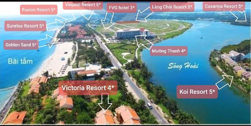 Bán lô đất 2 mặt tiền 837m2. view biển  sông, p hội an đông  tp đà nẵng (mới).  0938 178 ***