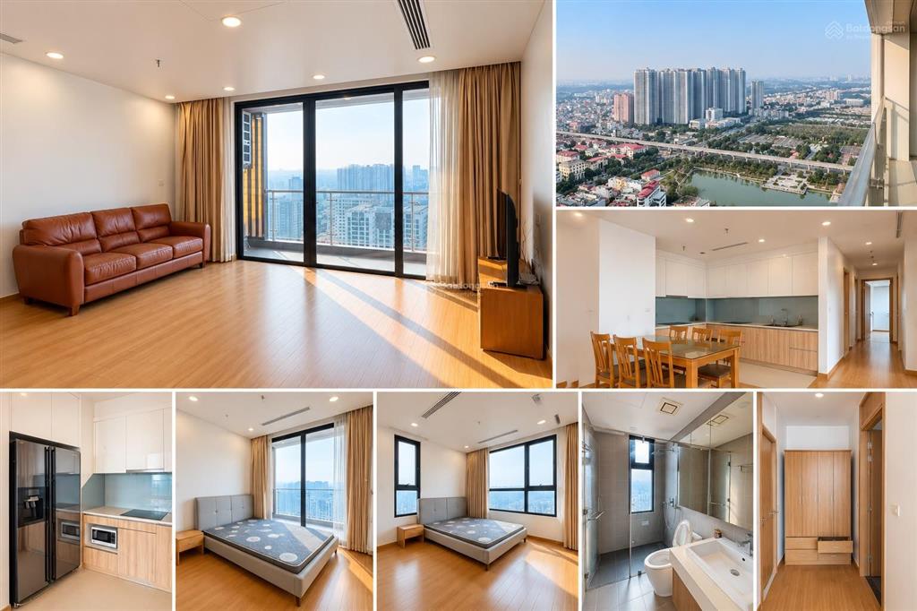 Cho thuê cc căn góc tầng cao view hồ pháo hoa, 3pn tại a3808, the zei, giá 21 triệu, 107m2