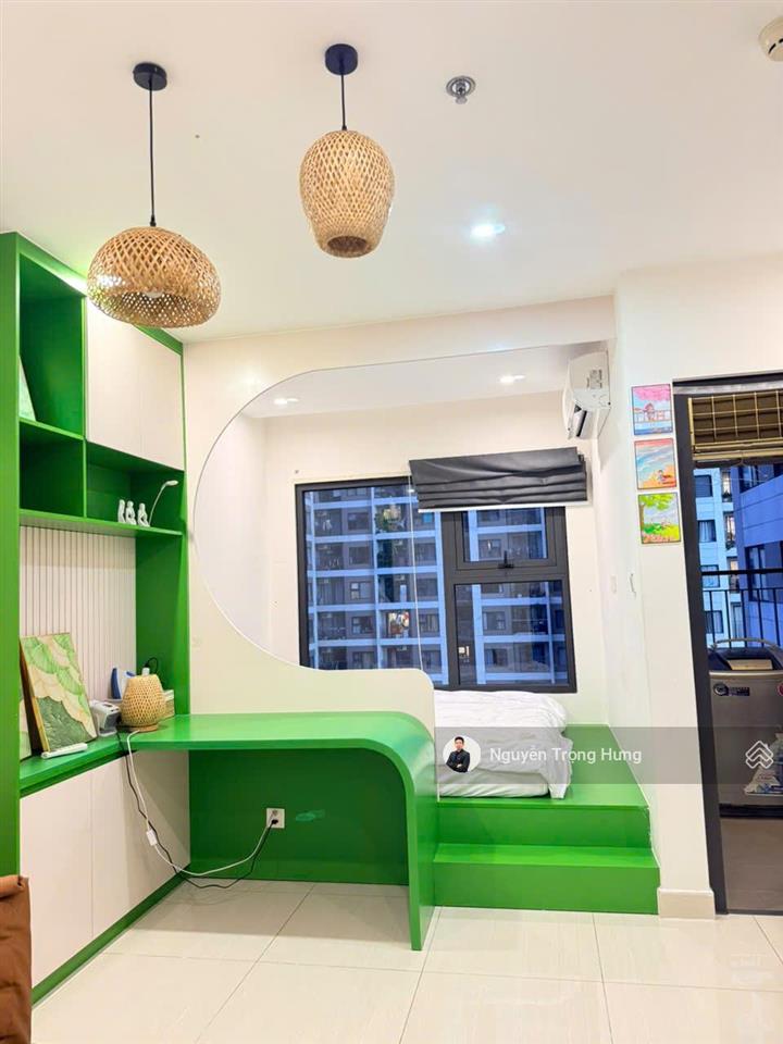 Studio the origami vinhomes grand park 30m2 sổ hồng sẵn, tặng full nội thất, giá chỉ 1 tỷ 490 triệu