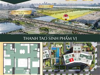 Hoa hậu 2n+1 tòa peak 2 trục 06 dt 87m2 view thẳng hồ thiên nga, giá gốc ko chênh tầng siêu đẹp.