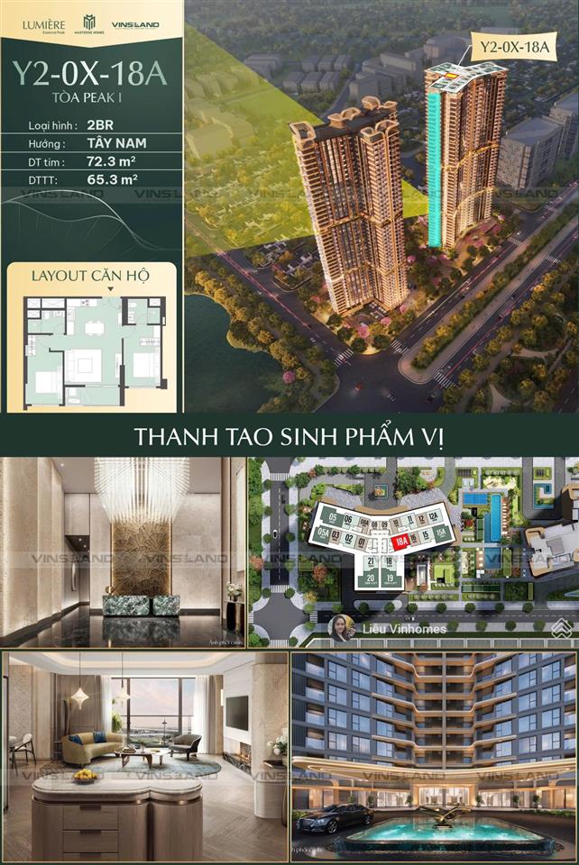 Độc quyền 2n 2wc 72m2 tầng đẹp view hồ thiên nga tòa vip nhất vin cổ loa, bàn giao 6*, 0936 047 ***