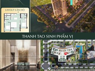 Độc quyền 2n2wc 72m2 tầng đẹp view hồ thiên nga tòa vip nhất vin cổ loa, bàn giao 6*, 0936 047 ***