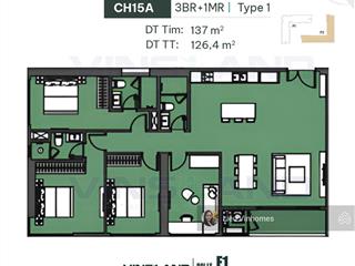 4n vip tầng đẹp trục 15a tòa l2 đông nam, dt 137m2 view thoáng, rộng đẹp dự án. 0936 047 ***
