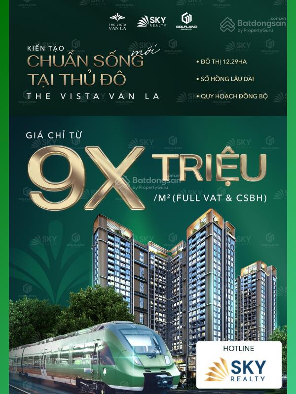 2 phòng ngủ  vista văn la  hướng trực diện hoàng hôn, nhỉnh 6 tỷ chưa chiết khẩu