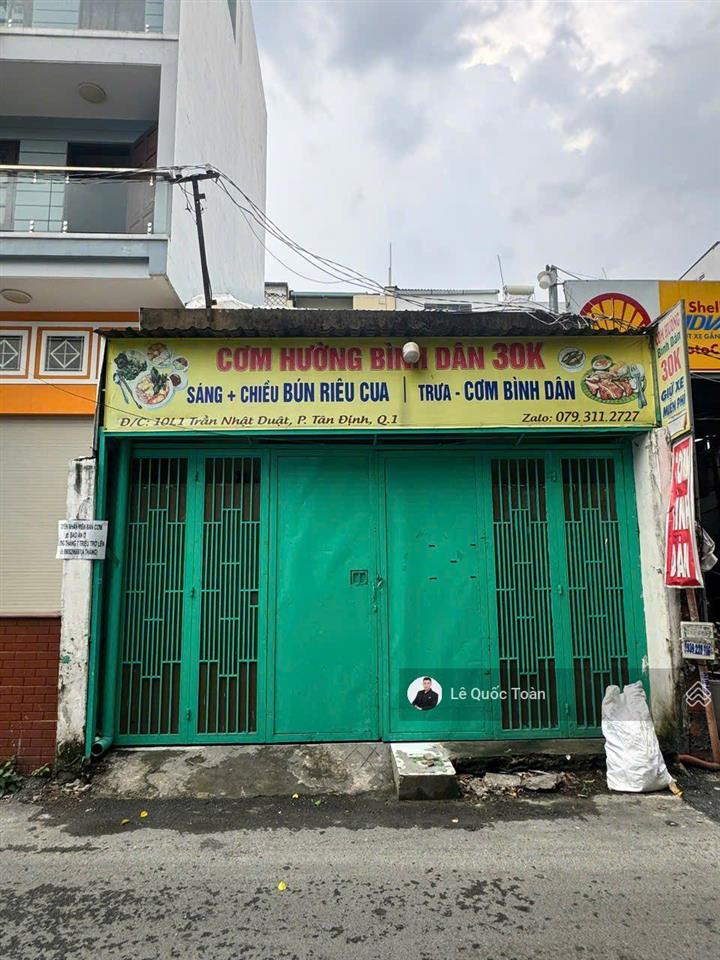 Khu vip! mặt tiền trần nhật duật, q1. dt 4.5x17m 66.4m2 (vuông), cấp 4 tiện xây mới chỉ 23,5 tỷ tl