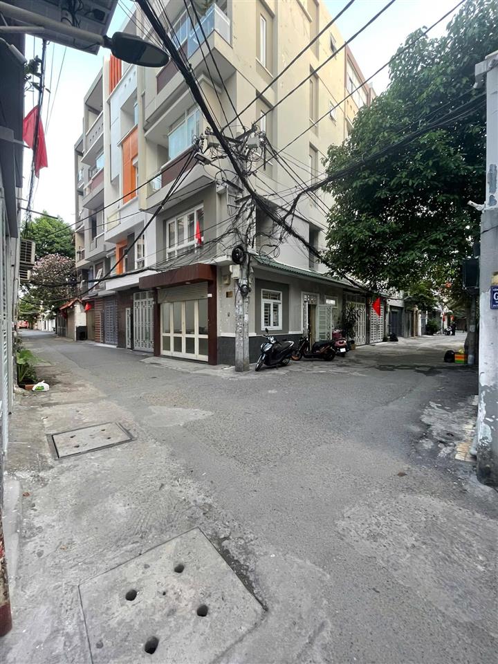 Bán nhà góc 2 mt hxh hồ biểu chánh phú nhuận, dt 5x8,15m, 4 tầng, giá chỉ 8 tỷ 7 tl