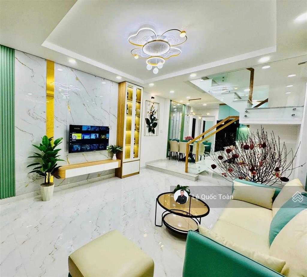 Nhà đẹp, ở ngay! hẻm 2 oto thích quảng đức, pn. dt 4x13m  58,5m², 2 tầng (3pn), giá 9,2 tỷ tl