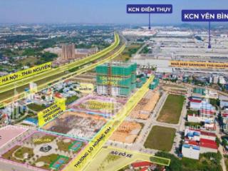 Chỉ 27tr/m2 sở hữu lô đất nền ,shophouse chân đế chung cư 20 tầng yên bình complex
