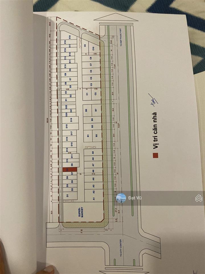 Bán biệt thự galleria nhà bè hàng hiếm mặt trong | 10x24,5m | 2 mặt thoáng