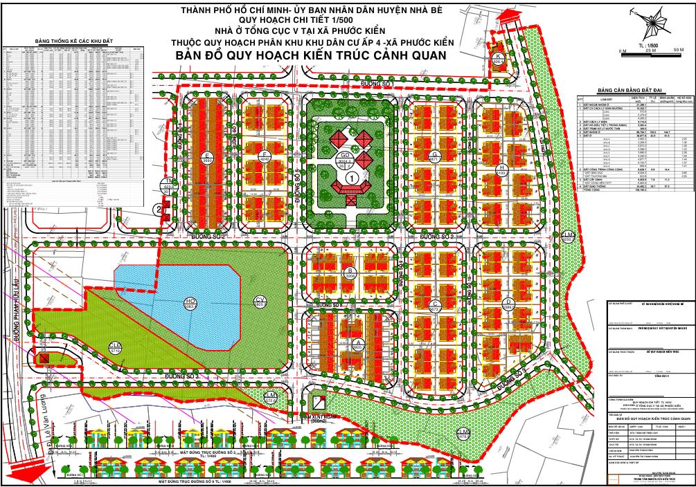 Bán đất kdc bộ công an ven sông  nhà bè  sổ hồng lâu dài  mặt tiền phạm hữu lầu